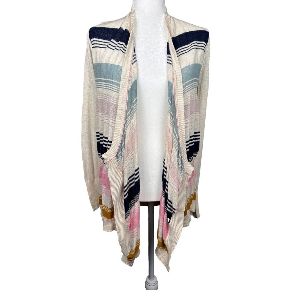 Anthropologie Angel of the North Open Front Cardigan Sweater SMALL Ballet Boho - Picture 3 of 10